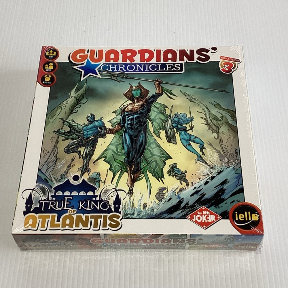 Iello Boardgame  Guardians' Chronicles - True King of Atlantis Expansion 3 (New)